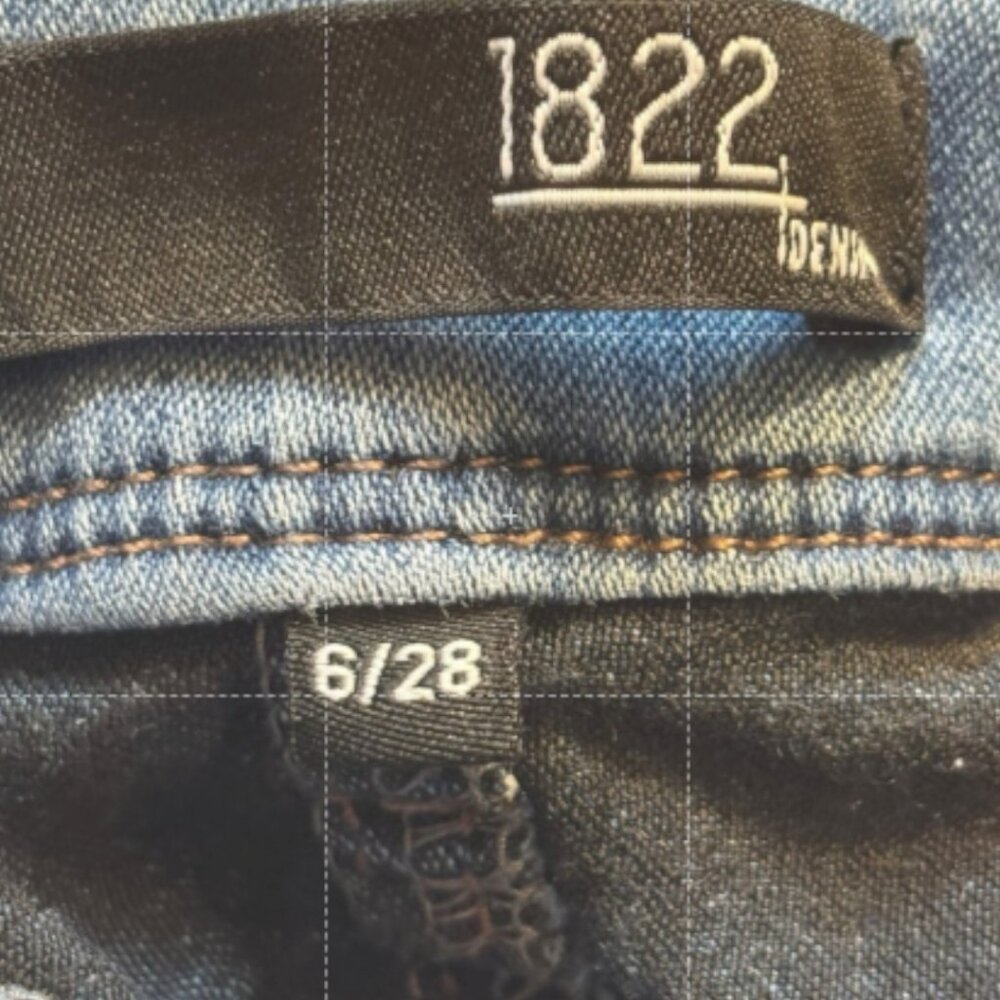 1822 Denim Women's Ava Butter Skinny in Ziggy Size 28/6 - Picture 6 of 6